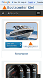Mobile Screenshot of bootscenter-kiel.de