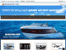 Tablet Screenshot of bootscenter-kiel.de
